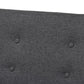 Perris Mid-Century Modern Dark Grey Fabric Upholstered Walnut Finished Wood 3-Piece Living Room Set FredCo