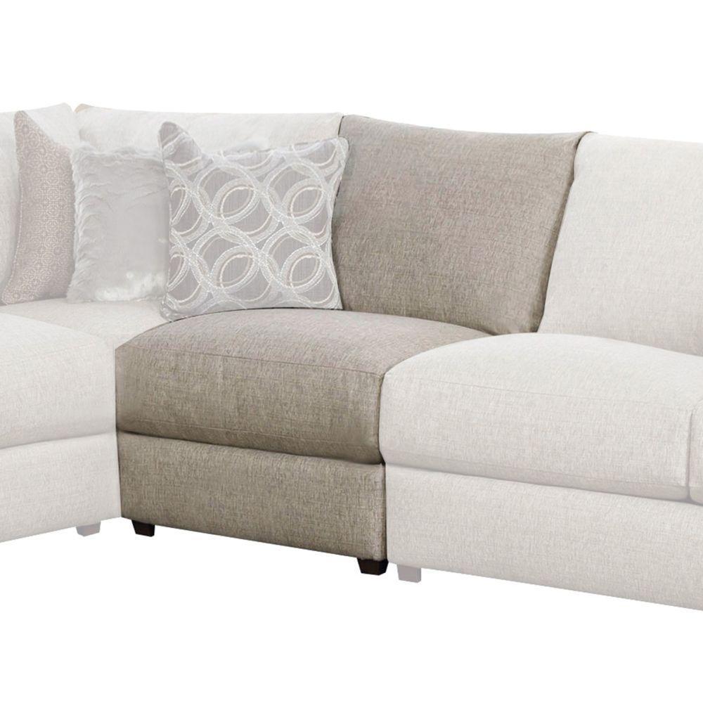 Petillia Modular - Armless Chair Sandstone Fabric FredCo