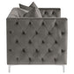 Phoebe 2-piece Tufted Tuxedo Arms Living Room Set Urban Bronze 509881-S2 Coaster FredCo