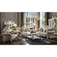 Picardy Sofa (w/7 Pillows) Fabric & Antique Pearl FredCo