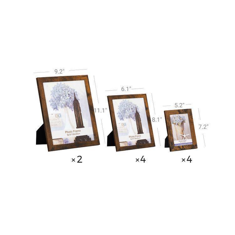 Picture Frames Rustic Brown FredCo