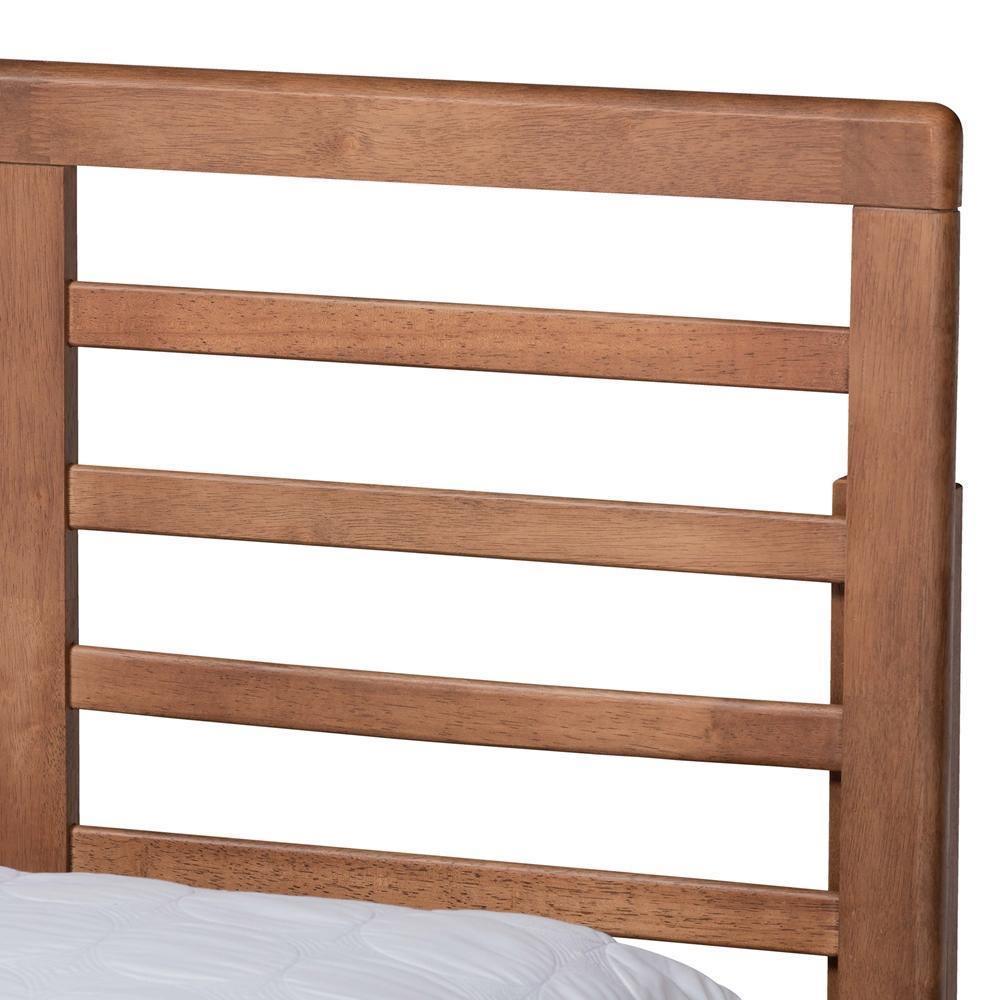 Piera Modern and Contemporary Transitional Ash Walnut Brown Finished Wood King Size 3-Drawer Platform Storage Bed FredCo