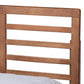 Piera Modern and Contemporary Transitional Ash Walnut Brown Finished Wood King Size 3-Drawer Platform Storage Bed FredCo