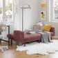 Pink Sofa with Split Back for 2 People FredCo