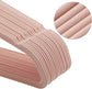 Pink Velvet Hangers 50 Pack for Coat FredCo