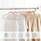 Pink Velvet Hangers 50 Pack for Coat FredCo
