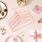 Pink Velvet Hangers 50 Pack for Coat FredCo