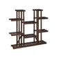 Plant Stand Rustic Dark Brown FredCo