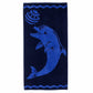 Playing Dolphin 100% Combed CottonOversized Beach Towel FredCo