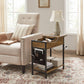 Plug-in Series End Table, USB, Rustic Walnut FredCo