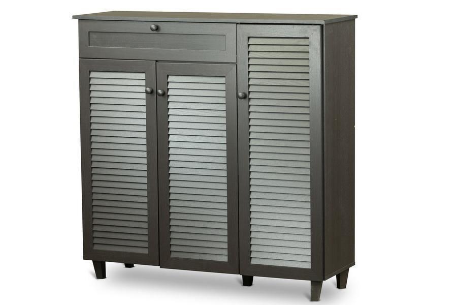 Pocillo Wood Shoe Storage Cabinet FredCo