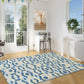 Polygon Retro Diamond Geometric Rug FredCo