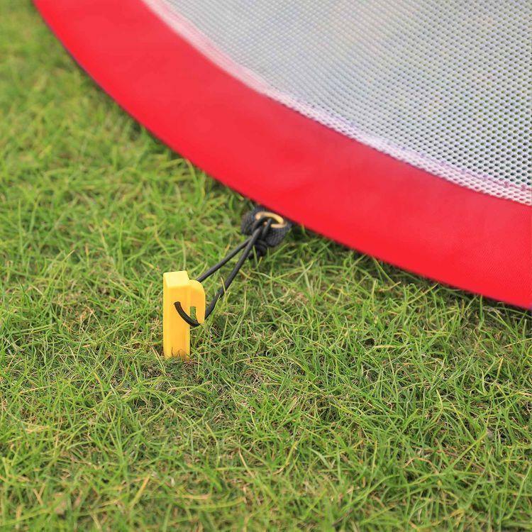 Pop-up Soccer Goal Set of 2 Red FredCo