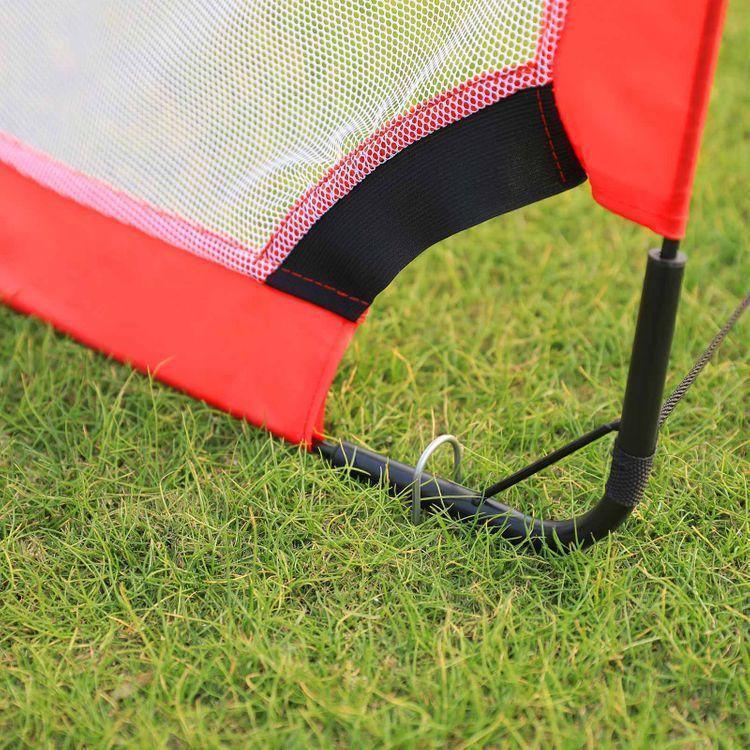 Pop-up Soccer Goal Set of 2 Red FredCo