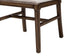 Porsha Modern Bohemian Dark Brown Finished Mahogany Wood and Natural Rattan Dining Chair FredCo
