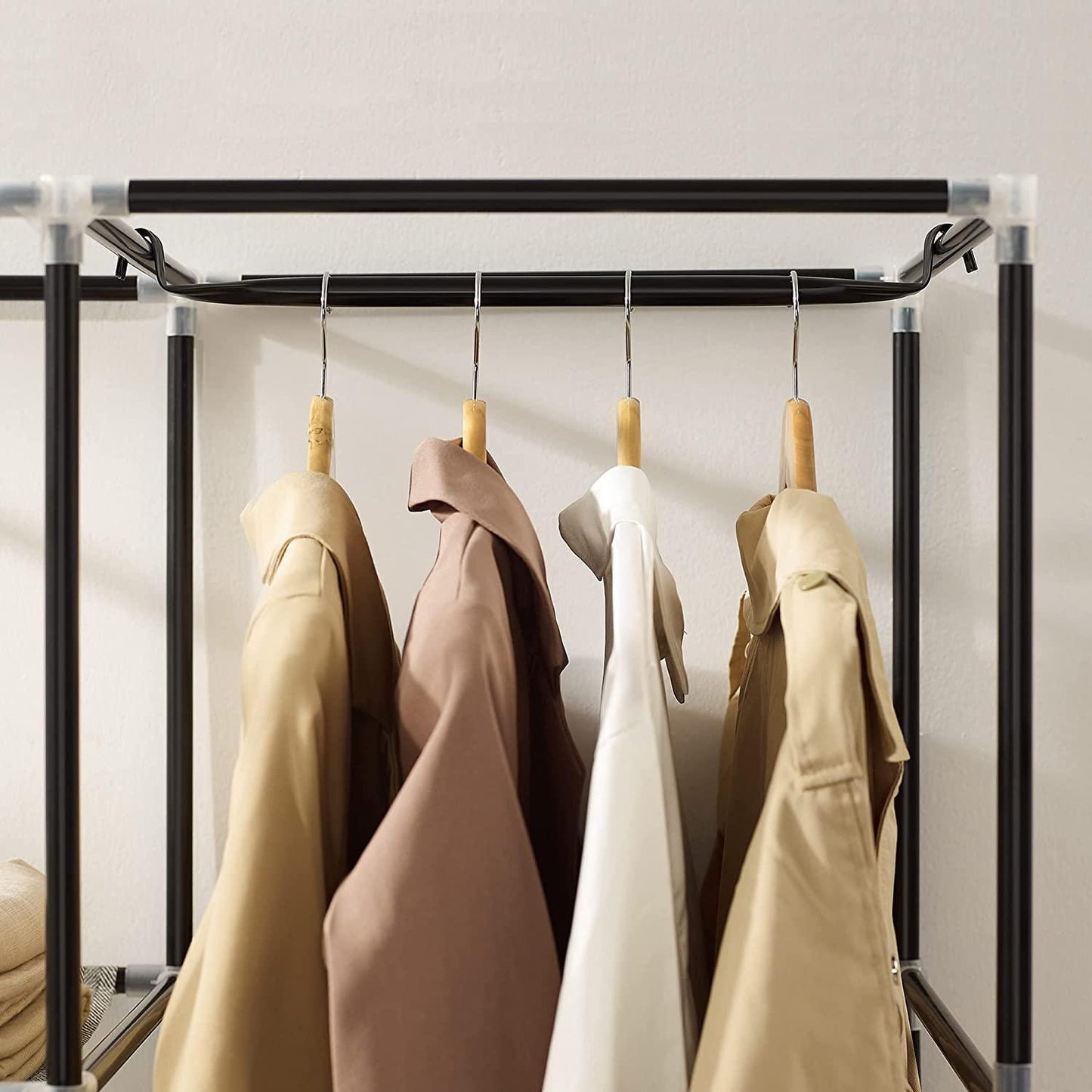 Portable Closet with Shelves, 6 Shelves FredCo