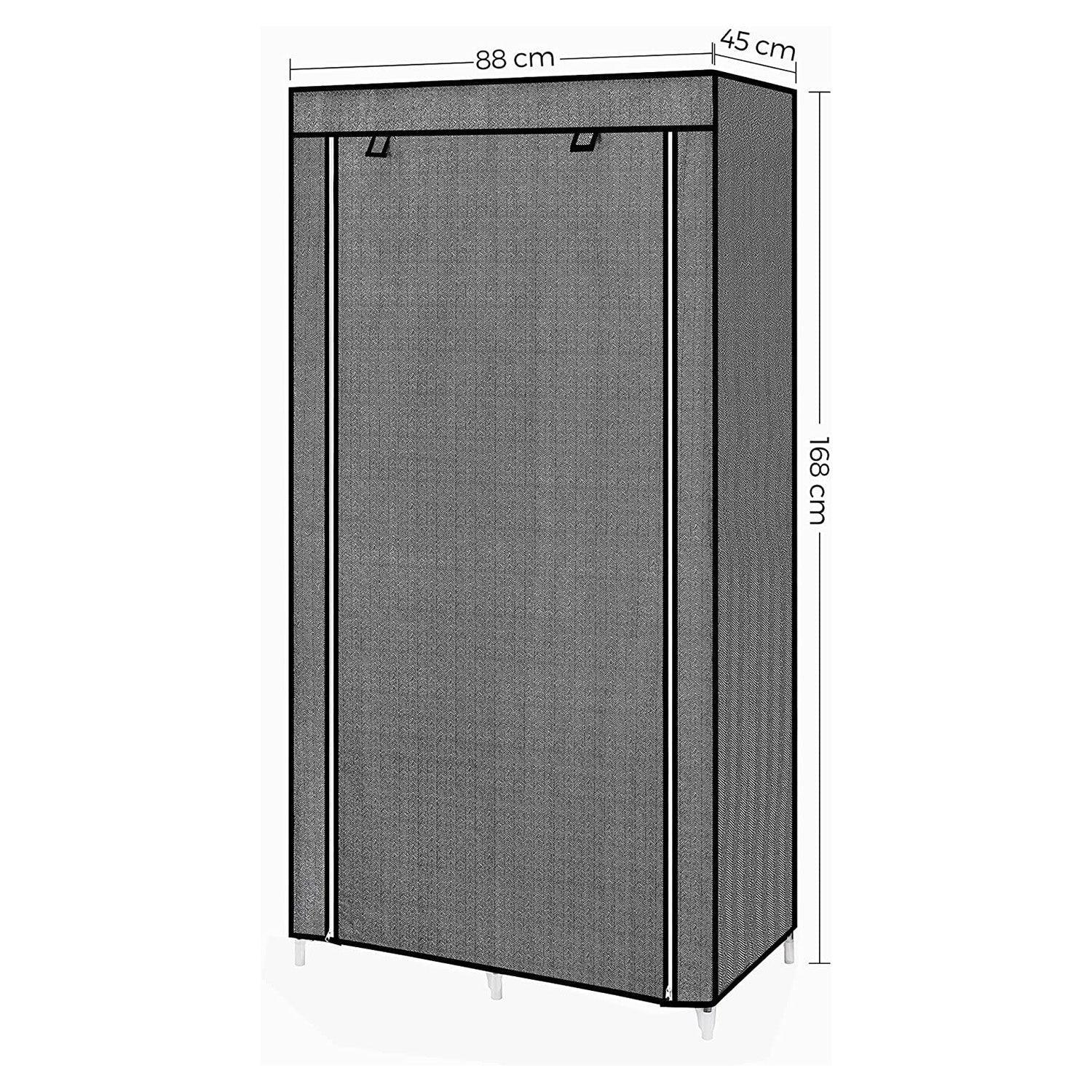 Portable Closet with Shelves, 6 Shelves FredCo