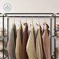 Portable Clothes Storage Organizer Gray FredCo