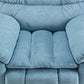 Power Lift Chair, 35 Inch Wide with Adjustable Massage and Heating System, Blue Teal FredCo