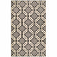 Pritchard Indoor Area Rug, Geometric Pattern, Modern, Jute Backing FredCo