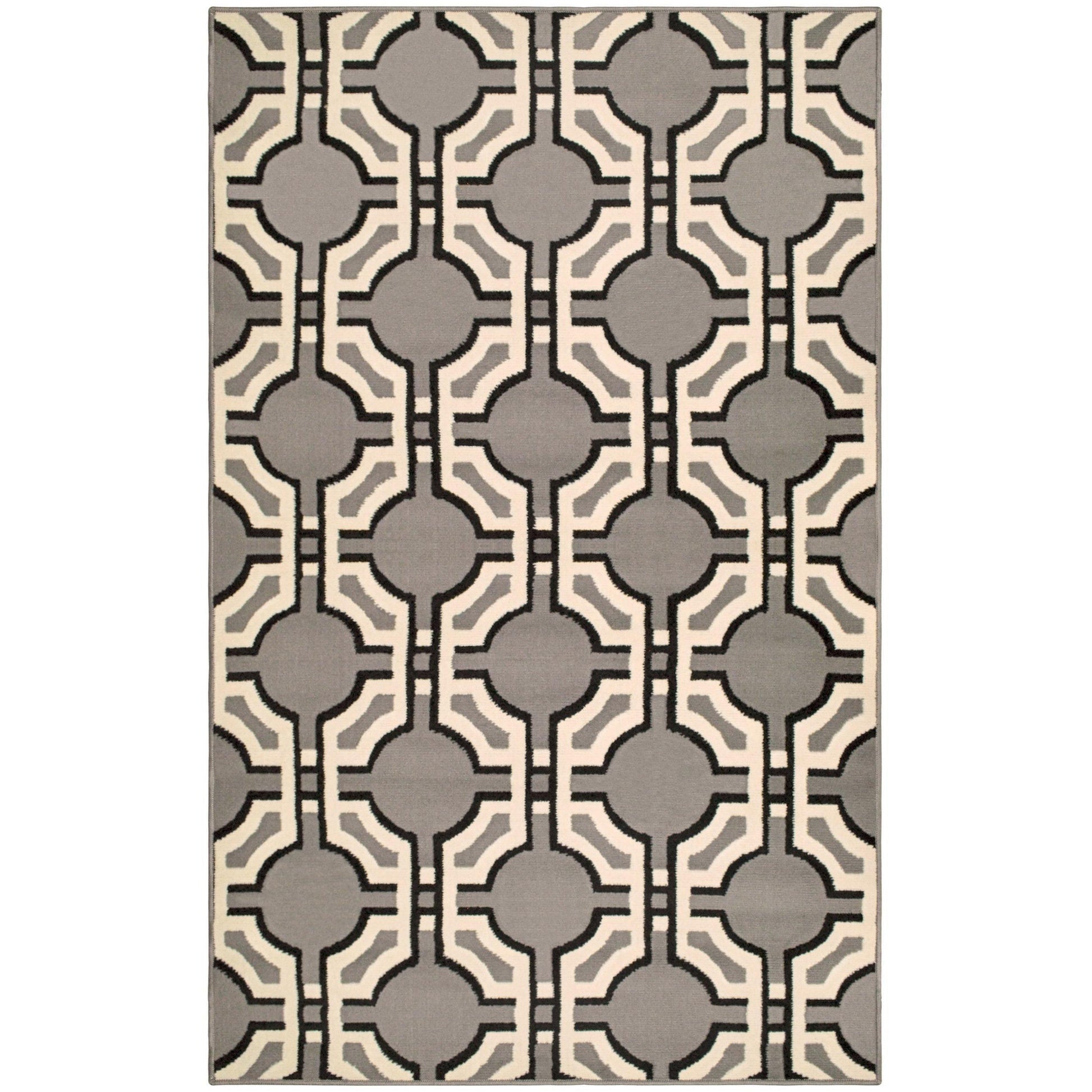 Pritchard Indoor Area Rug, Geometric Pattern, Modern, Jute Backing FredCo
