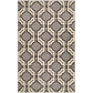 Pritchard Indoor Area Rug, Geometric Pattern, Modern, Jute Backing FredCo