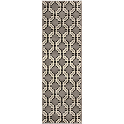 Pritchard Indoor Area Rug, Geometric Pattern, Modern, Jute Backing FredCo