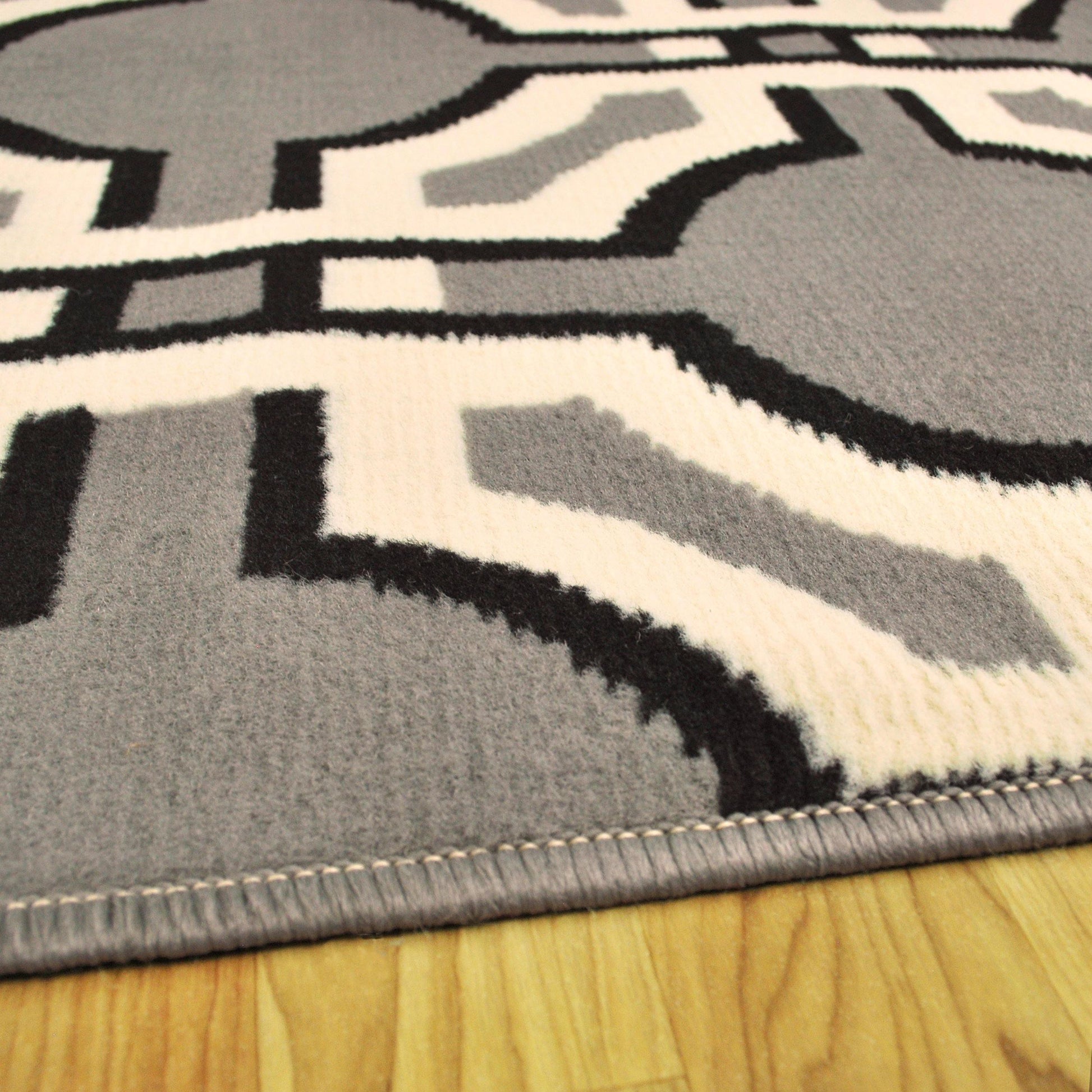 Pritchard Indoor Area Rug, Geometric Pattern, Modern, Jute Backing FredCo