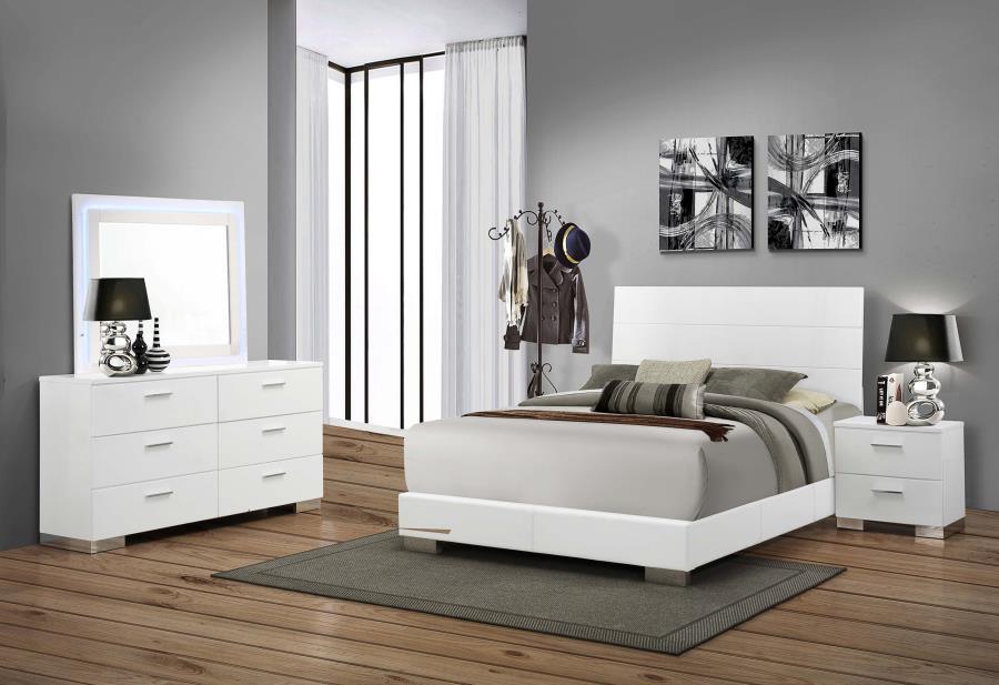 Queen Bed 4 PC Set 203501Q-S4L Coaster FredCo