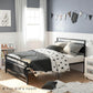 Queen Metal Bed Frame with Headboard FredCo