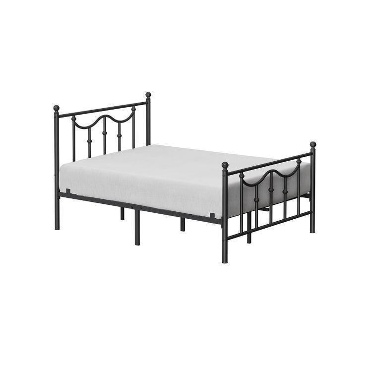Queen Size Metal Bed Frame with Headboard FredCo