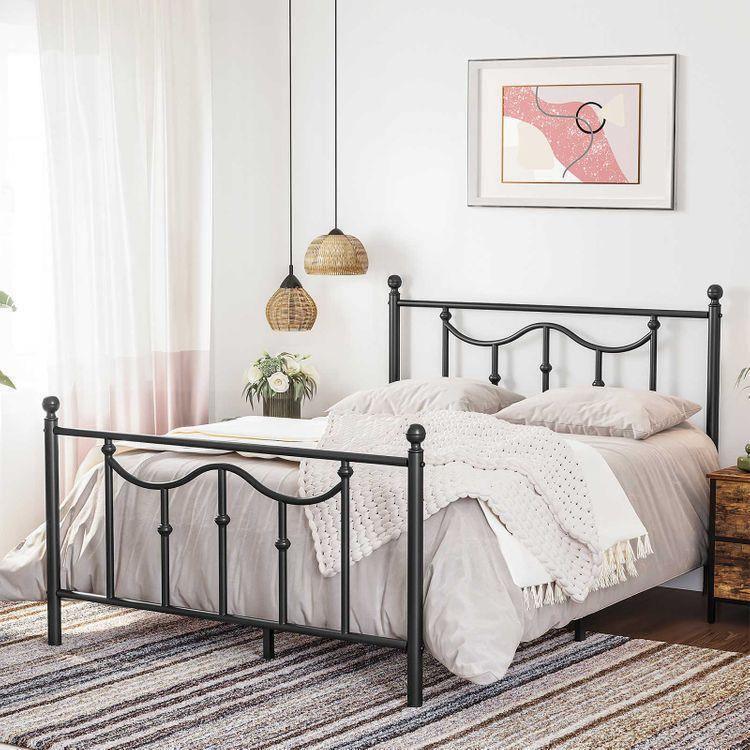 Queen Size Metal Bed Frame with Headboard FredCo
