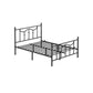 Queen Size Metal Bed Frame with Headboard FredCo