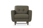 Radwan Chair Pesto Green Leather FredCo