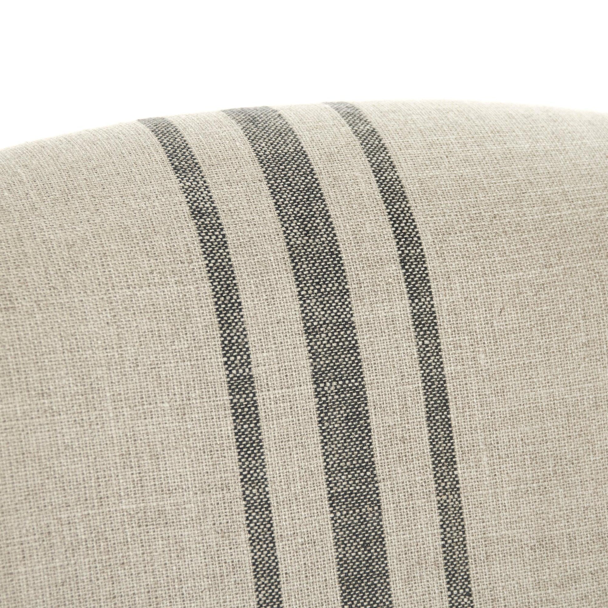 Rana Club Chair CFH132 E272 Blue Stripe FredCo