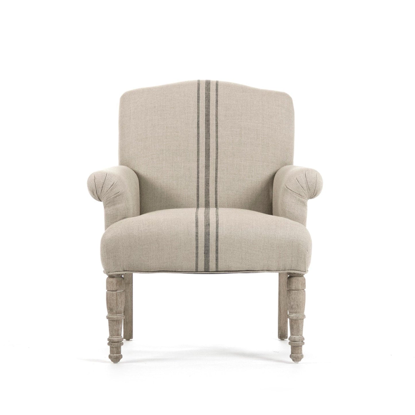 Rana Club Chair CFH132 E272 Blue Stripe FredCo