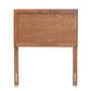 Raya Mid-Century Modern Walnut Brown Finished Wood Twin Size Headboard FredCo