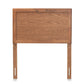 Raya Mid-Century Modern Walnut Brown Finished Wood Twin Size Headboard FredCo