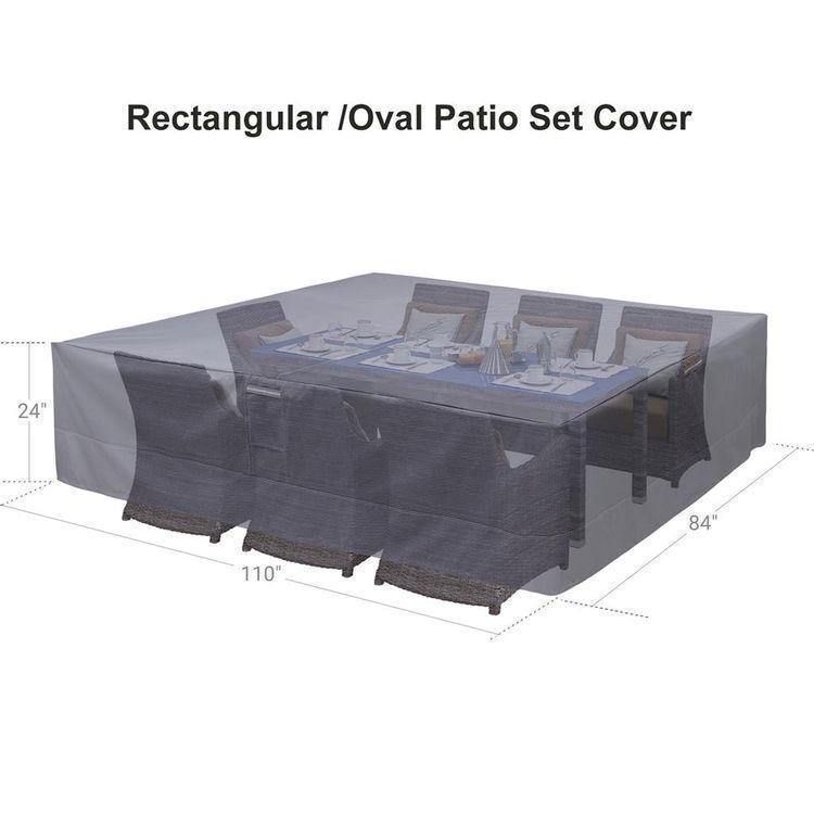 Rectangular Outdoor Table Cover FredCo