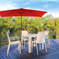 Rectangular Wide Table Umbrella FredCo