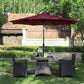 Red Patio Umbrella FredCo
