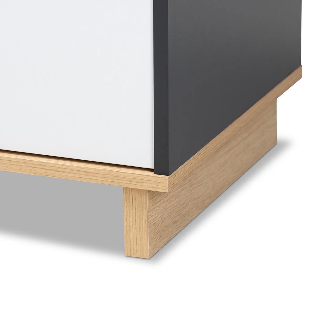 Reed Mid-Century Modern Multicolor 2-Door Wood Dining Room Sideboard FredCo