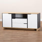Reed Mid-Century Modern Multicolor 2-Door Wood Dining Room Sideboard FredCo