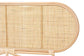 Reegan Modern Bohemian Natural Brown Rattan Queen Size Standalone Headboard FredCo