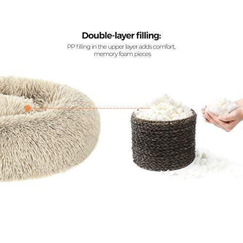 Removable Cushion Dog Bed Khaki FredCo
