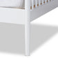 Renata Classic and Traditional White Finished Wood Twin Size Spindle Daybed FredCo