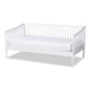 Renata Classic and Traditional White Finished Wood Twin Size Spindle Daybed FredCo