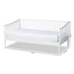 Renata Classic and Traditional White Finished Wood Twin Size Spindle Daybed FredCo