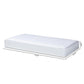 Renata Modern and Contemporary White Finished Wood Twin Size Trundle FredCo