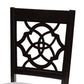 Renaud Modern and Contemporary Grey Fabric Upholstered and Dark Brown Finished Wood 7-Piece Dining Set FredCo
